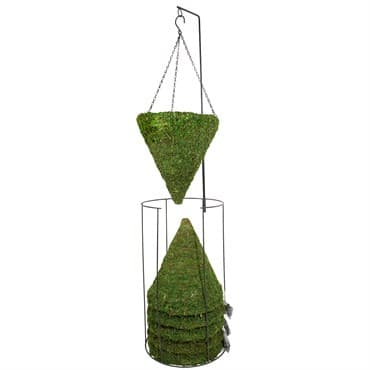 SuperMoss Large Woven Cone Moss Basket Display — photo 1 of 2