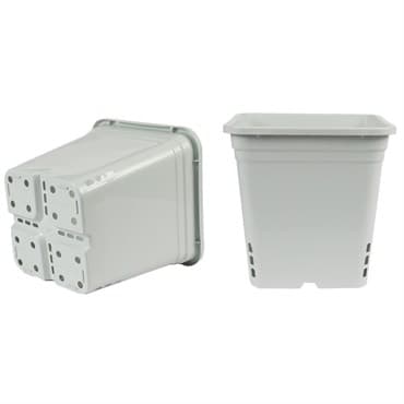 SunPack 12"x12" Square Pot, White 12" Tall — photo 1 of 2