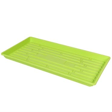 SunPack 1020 Heavy Duty Shallow Tray, No Holes, Lime Green — photo 1 of 2