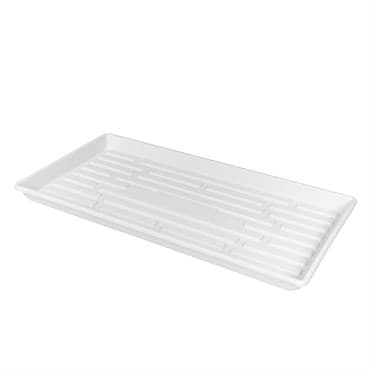 SunPack 1020 Heavy Duty Shallow Tray, No Holes, White — photo 1 of 2