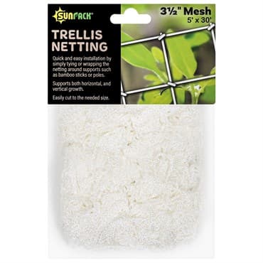 SunPack 5'x30' Woven Trellis Netting 3.5" Mesh — photo 1 of 2