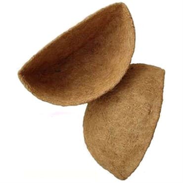 Gardener Select 20" Wall Basket Shape Coco Liner 5/CS — photo 1 of 2