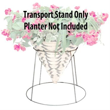 Grower Select Galvanized Cone Transport Stand - Fits 12.00 to 16.00 Cone Basket - 36/CS — photo 1 of 2