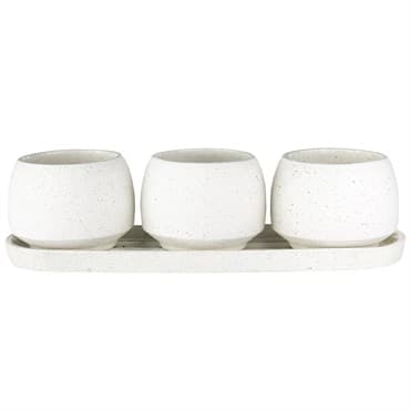 SSI Stoneware Trio Assortment White — photo 1 of 2