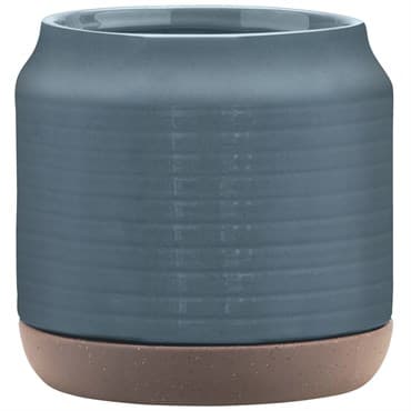 Southern Patio 6" Oakland Planter Blue Finish — photo 1 of 2