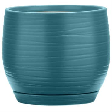 Southern Patio 8" Jasper Planter Teal Finish — photo 1 of 2