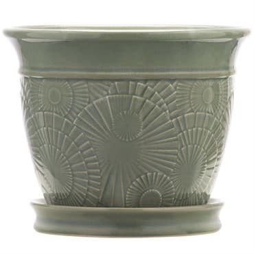 Southern Patio 6" Annandale Planter Celadon Finish — photo 1 of 2