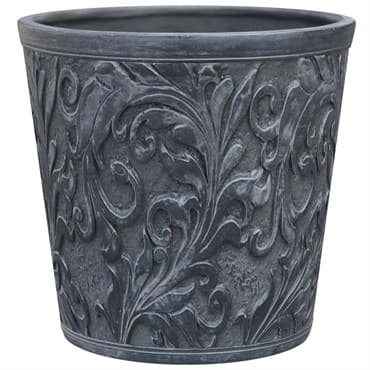 Southern Patio 6" Emma Planter Round Shape Gray Finish — photo 1 of 2