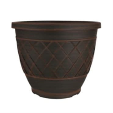 Southern Patio 13" Lacis Round Planter — photo 1 of 2