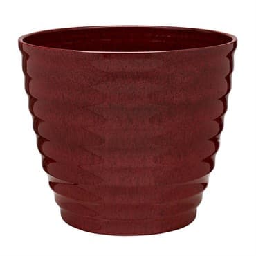Southern Patio 14" Beehive Planter Red Splatter — photo 1 of 2