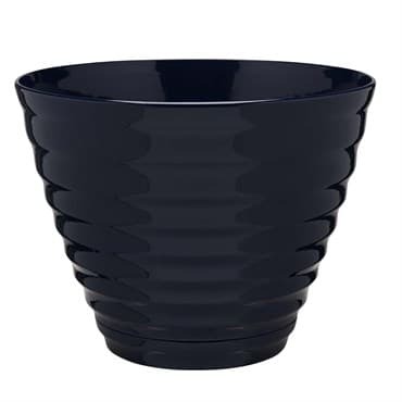 Southern Patio 16" Beehive Planter With Saucer Navy — photo 1 of 2