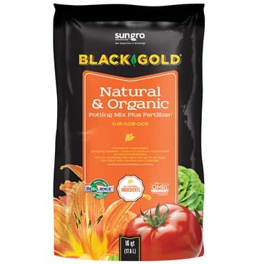 Black Gold Natural & Organic Potting Soil 16qt (120/PL) — photo 1 of 2