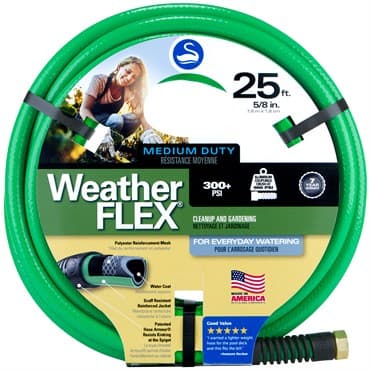 Swan 5/8"x25' WeatherFlex Medium Duty Hose — photo 1 of 2