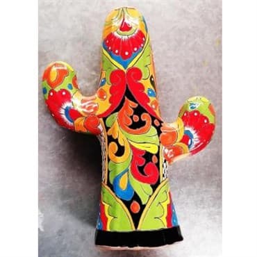 Talavera 17" Cactus Statue — photo 1 of 2
