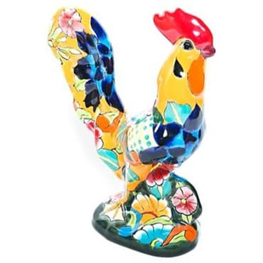 Talavera 13" Rooster Statue — photo 1 of 2