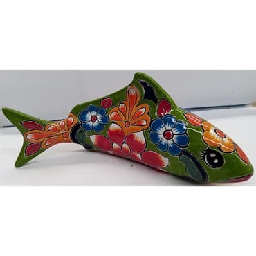 Talavera 10.5" Koi Fish Statue — photo 1 of 2