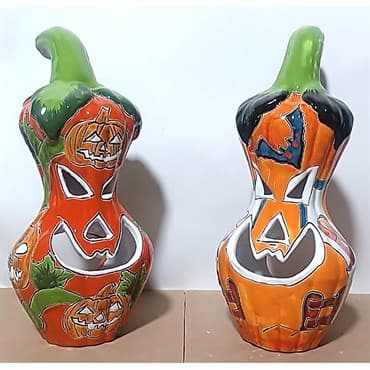 Talavera 25"H x 11"W Peanut Pumpkin — photo 1 of 2