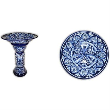 Talavera Barcelona Bird Bath — photo 1 of 2