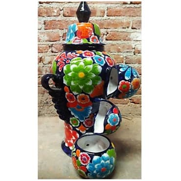 Talavera 17" Tibor Fountain with Pump — photo 1 of 2
