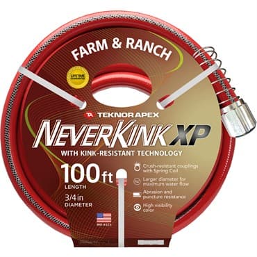 Teknor 3/4"x100' NeverKink XP Farm & Ranch Hose Red — photo 1 of 2