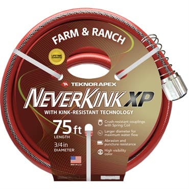 Teknor 3/4"x75' NeverKink XP Farm & Ranch Hose Red — photo 1 of 2