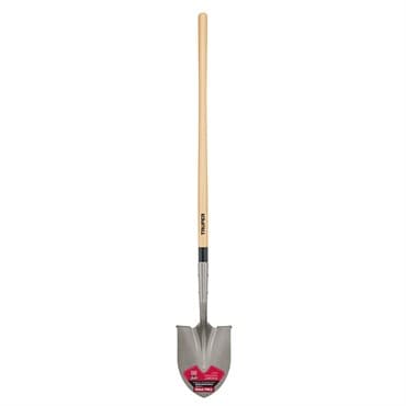 Truper 48" Handle Round Point Shovel Rolled Step — photo 1 of 2