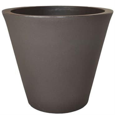 Tusco 13" Cosmo Round Planter Espresso — photo 1 of 2