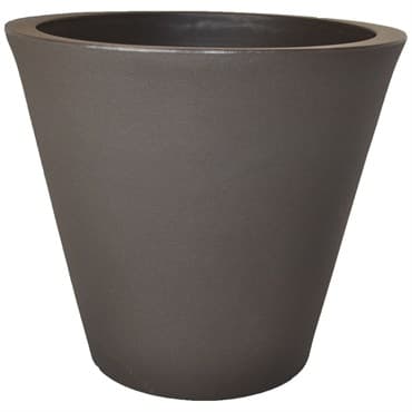 Tusco 20" Cosmo Round Planter Espresso — photo 1 of 2
