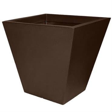 Tusco 22" Cosmo Square Planter Espresso — photo 1 of 2