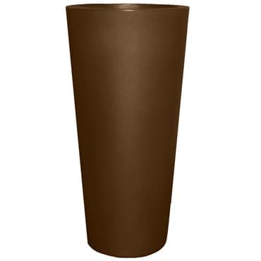 Tusco 26" Cosmo Tall Round Planter Espresso — photo 1 of 2