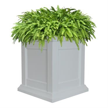 Tusco 16" Modern Colonial White Planter — photo 1 of 2