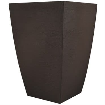 Tusco 23" Modern Tall Square Planter Espresso — photo 1 of 2