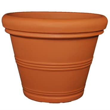 Tusco 15.5" Rolled Rim Planter Terra Cotta — photo 1 of 2