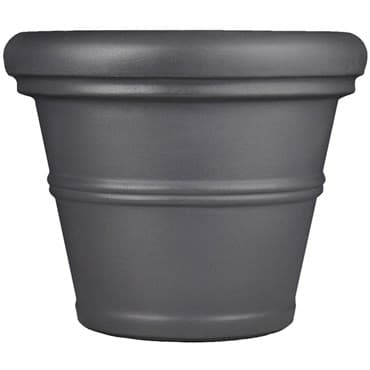 Tusco 24.5" Rolled Rim Planter Slate — photo 1 of 2