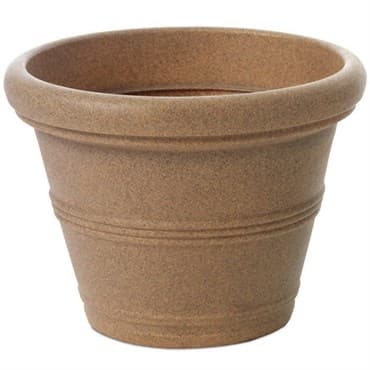 Tusco 24.5" Rolled Rim Planter Sandstone — photo 1 of 2