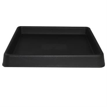 Tusco 11" Square Saucer Black — photo 1 of 2
