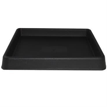 Tusco 15" Square Saucer Black — photo 1 of 2