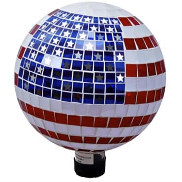 VCS 10" Stars & Stripes Glass Globe — photo 1 of 2