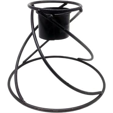VCS 7" Metal Swirl Globe Stand — photo 1 of 2