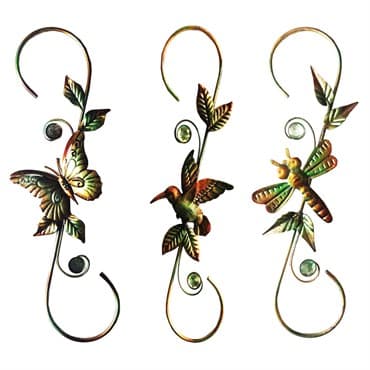VCS 16" Butterfly Dragonfly Hummingbird Globe Plant Hangers — photo 1 of 2