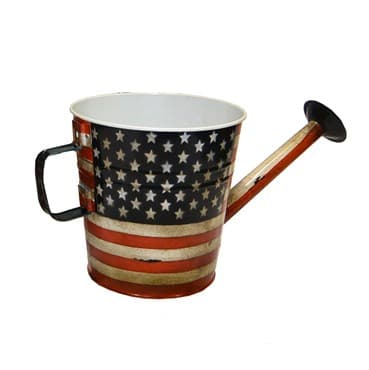 VCS 7" KD Watercan Planter Stars & Stripes — photo 1 of 2