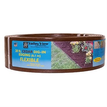 Valley View 3.5"x20' Bender Board w/5 Metal Stakes Coil Dark Brown — photo 1 of 2