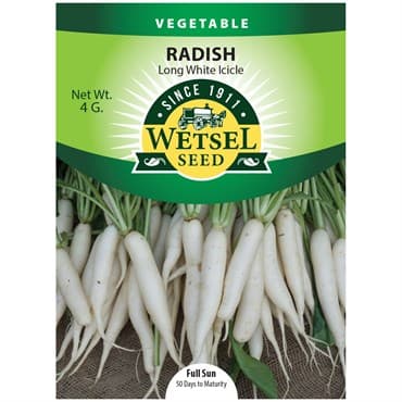 Radish, Long White Icicle 4 Grams — photo 1 of 2
