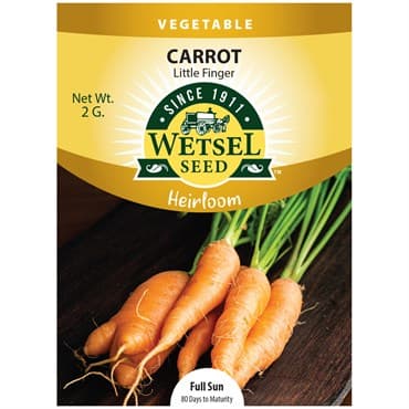 Carrot, Heirloom Little Finger 2 Grams — photo 1 of 2