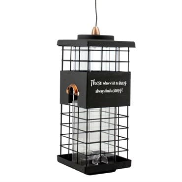 Woodlink Tube Feeder with Motivational Quote — photo 1 of 2