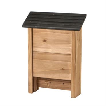 Woodlink Small Wood Bat Shelter Natural Wood with Black Roof — photo 1 of 2