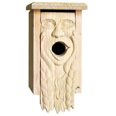 Welliver Cedar Carved Bluebird House Mother Earth — photo 1 of 2