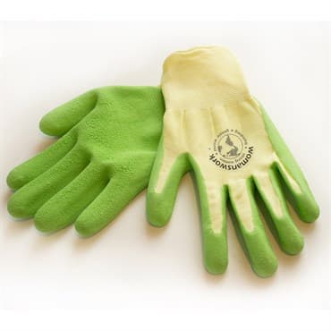 WWG Medium Green Weeding Glove Latex Dipped — photo 1 of 2
