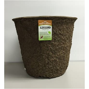 Western Pulp 12x11 Round Retail Container w/UPC, 3.40gal, 18/CS — photo 1 of 2