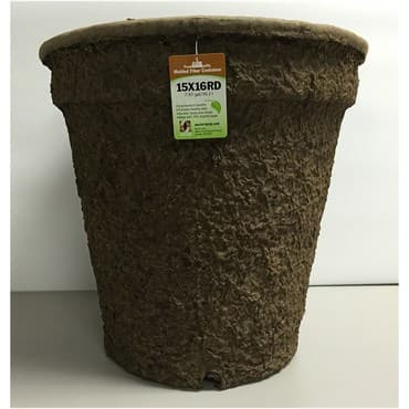 Western Pulp 15x16 Round Retail Container w/UPC, 7.97gal, 12/CS — photo 1 of 2